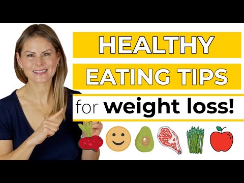 Healthy eating habits for weight loss with a simple, diet-free approach