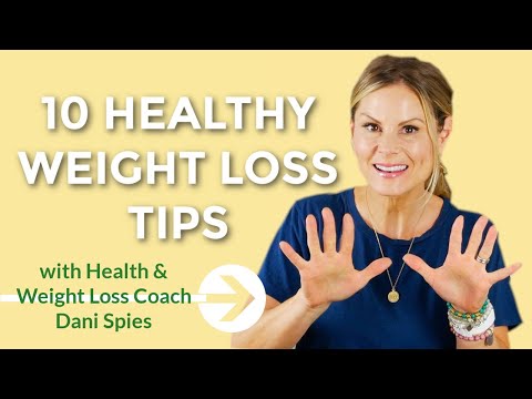 Guide showing 10 healthy weight loss tips for a complete mind and body transformation