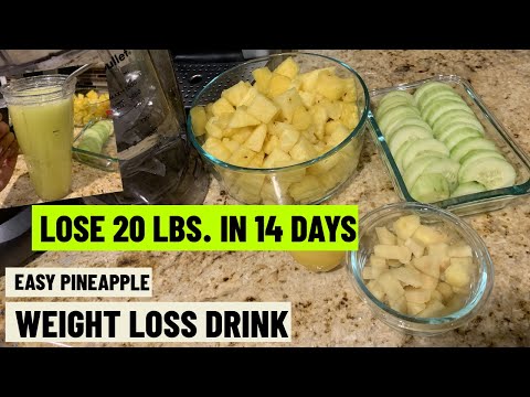 Super Fast Easy Pineapple Weight Loss Drink for Flat Stomach