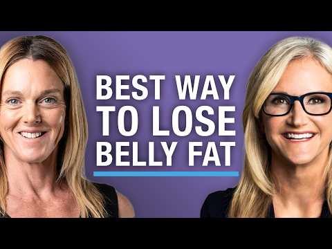 Dr. Stacy Sims discussing women’s belly fat loss and abs training insights on Mel Robbins Podcast.