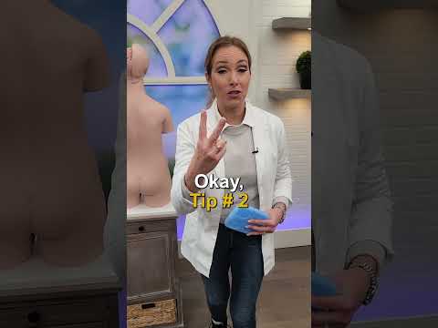 Ice pack used on stomach for weight loss fat burning tip