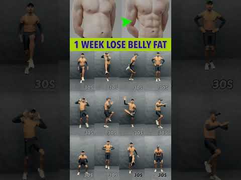 At-home belly fat workout routine for burning fat and toning abs naturally