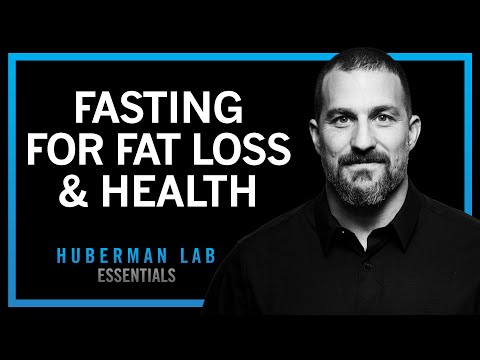 Dr. Andrew Huberman explaining fasting and time-restricted eating for fat loss and health