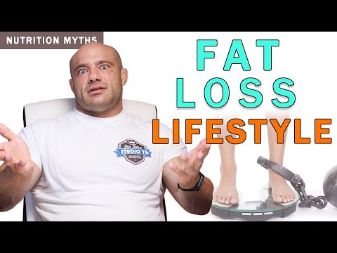 Fat Loss Lifestyle | Nutrition Myths #2 18 Healthy food ingredients on a table representing common nutrition myths related to fat loss.