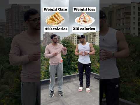 comparison between weight gain and weight loss with diet and lifestyle factors