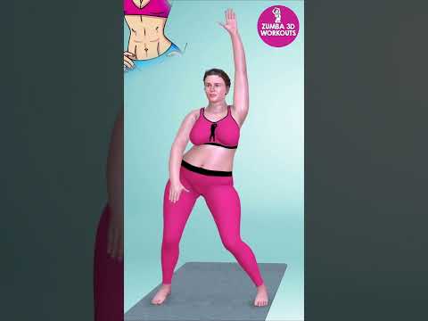 Person doing a high-energy Zumba dance workout designed to burn belly fat quickly.
