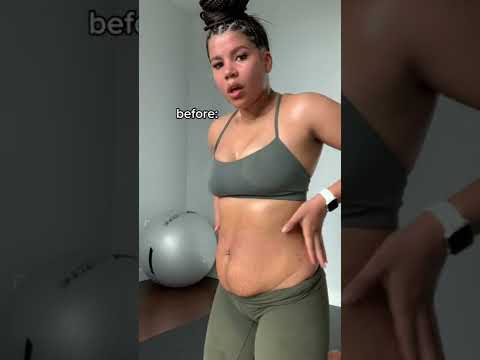 Lower belly fat transformation before and after with home exercises