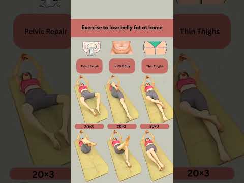 Person doing belly fat exercises at home without equipment