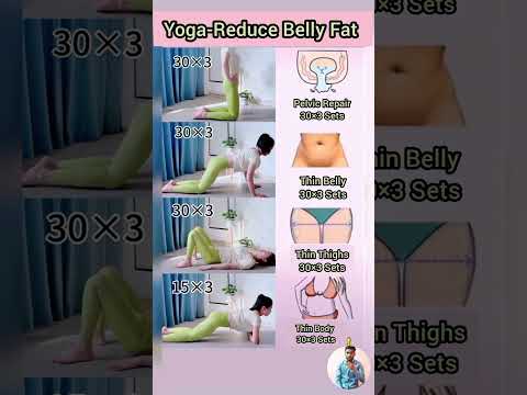 Woman practicing yoga pilates exercises to reduce belly fat and strengthen core muscles